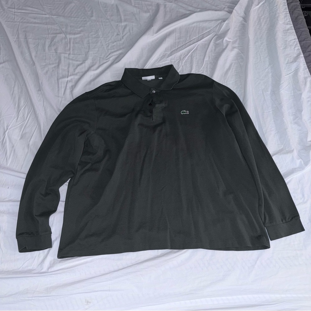 Lacost 3XL long sleeve olive green